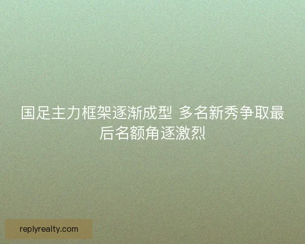 国足主力框架逐渐成型 多名新秀争取最后名额角逐激烈